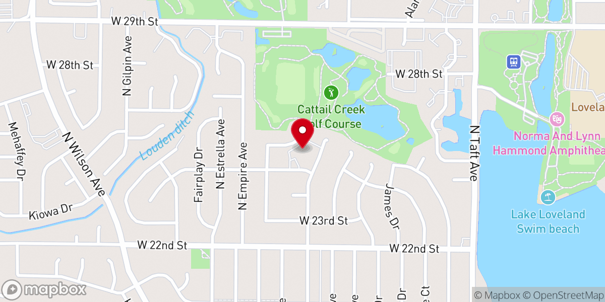 Map showing location of Love Collective Church