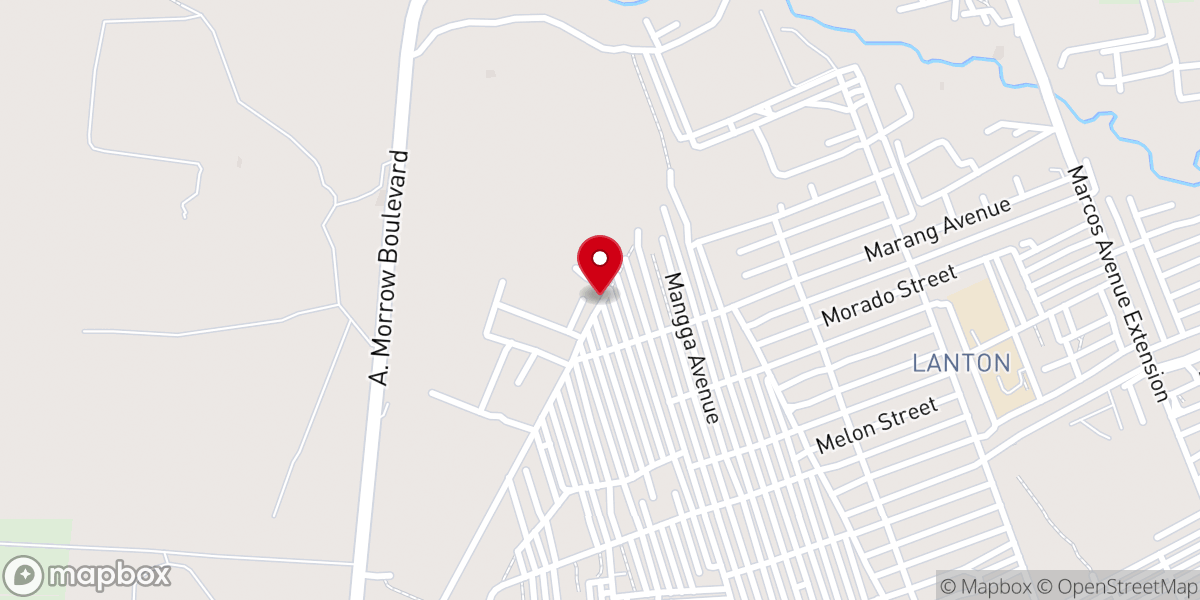 Map showing location of Lanton Christian Baptist Church