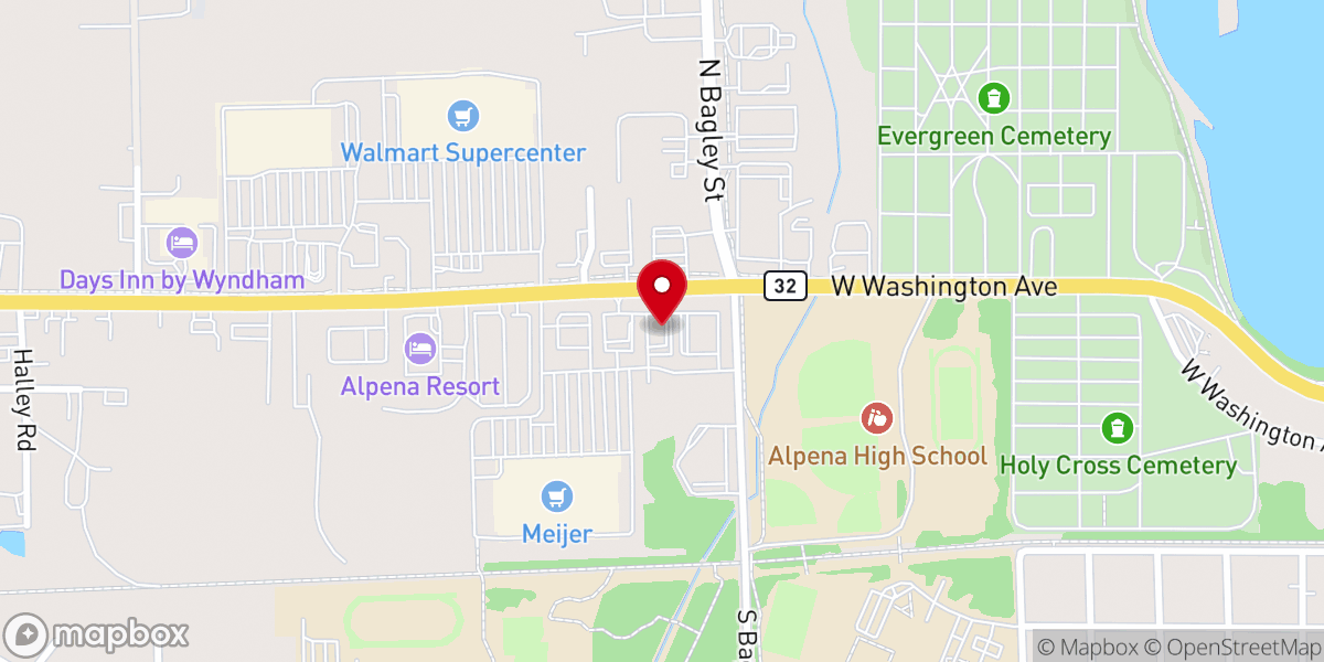 Map showing location of Culver’s