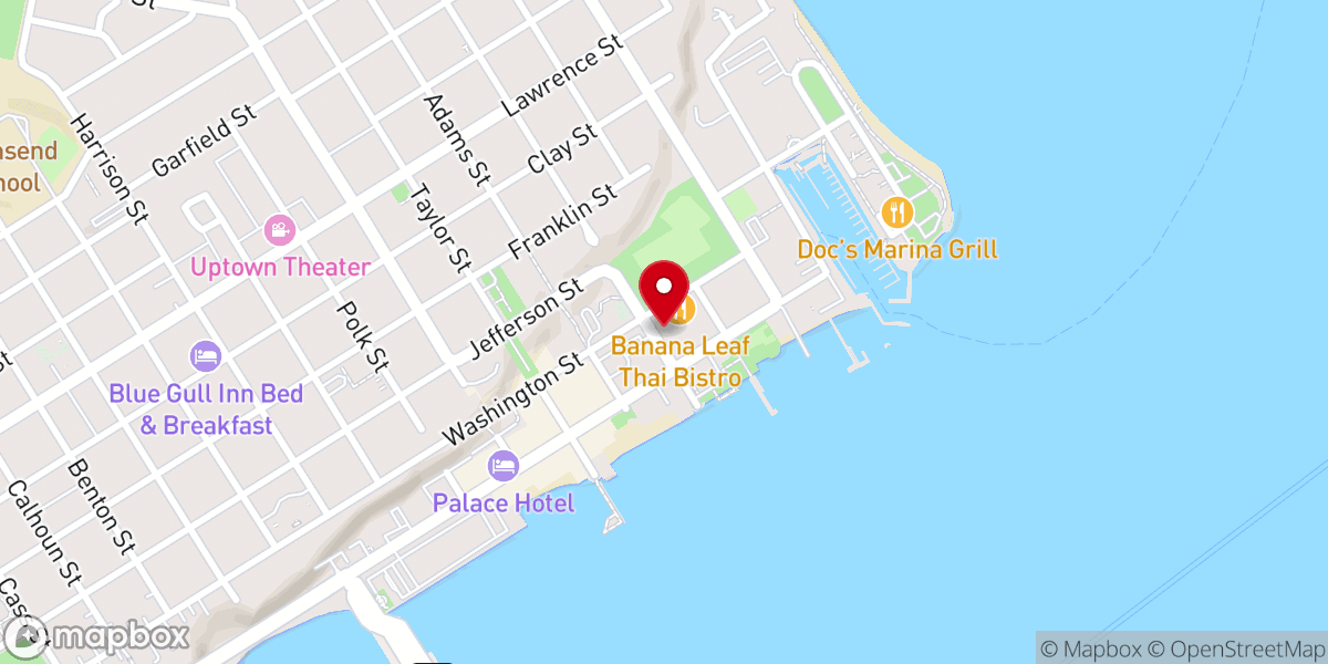 Map showing location of The Courtyard Cafe