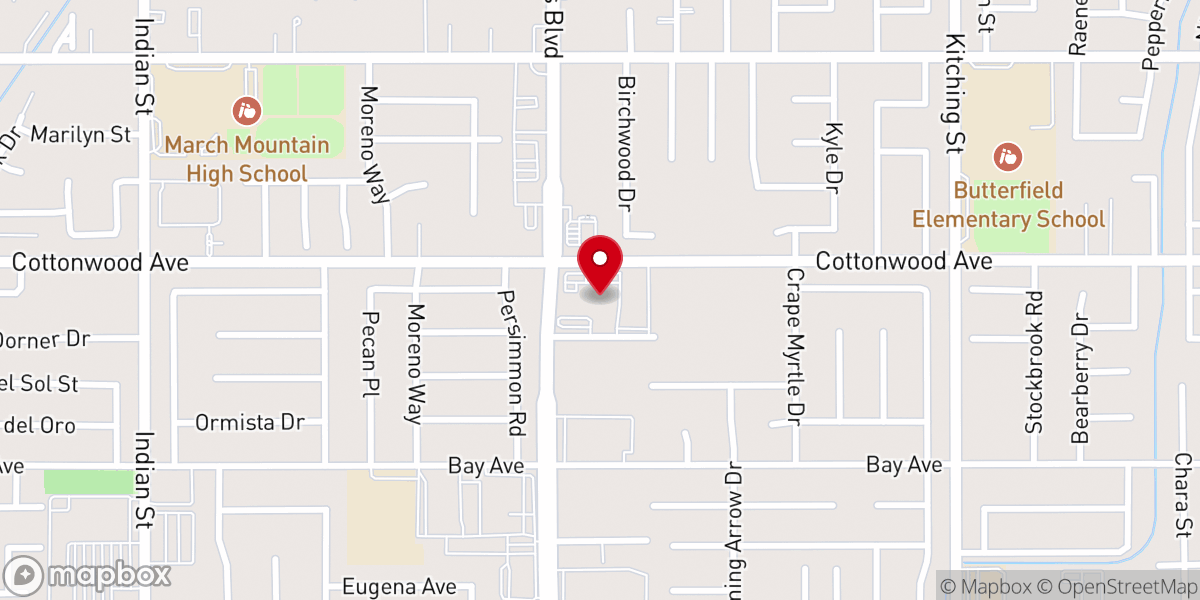 Map showing location of St Christopher Parish