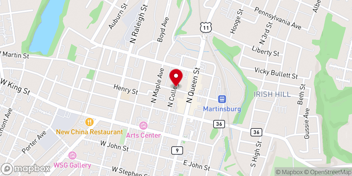 Map showing location of New Beginning Apostolic Church
