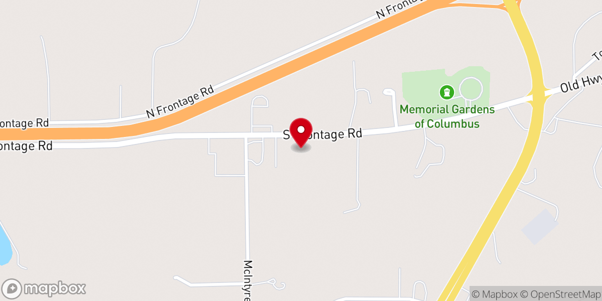 Map showing location of Abundant Life Christian Church