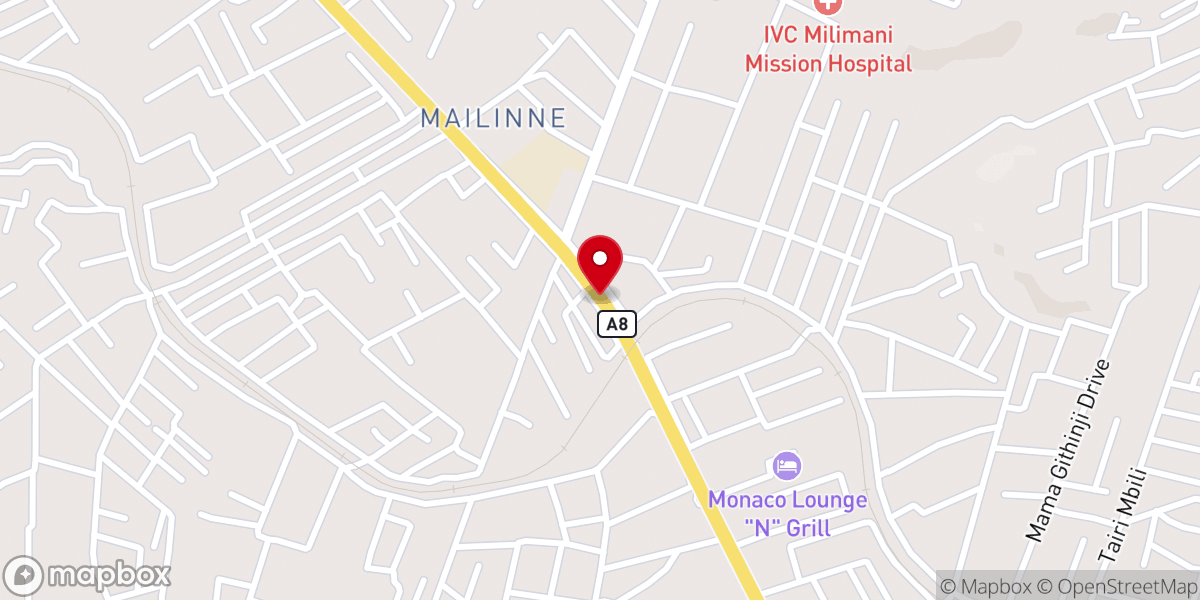 Map showing location of Global Empowerment Christian Center
