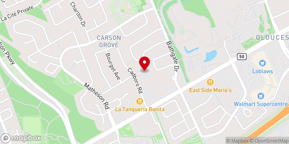 Map showing location of St. George & St. Anthony Coptic Orthodox Church