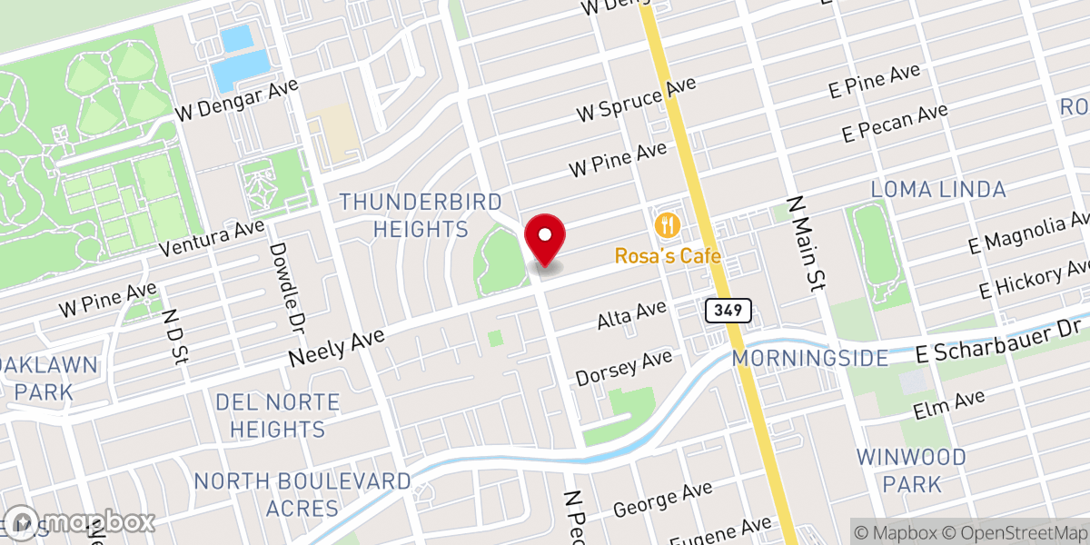 Map showing location of Genesis Iglesia Cristiana