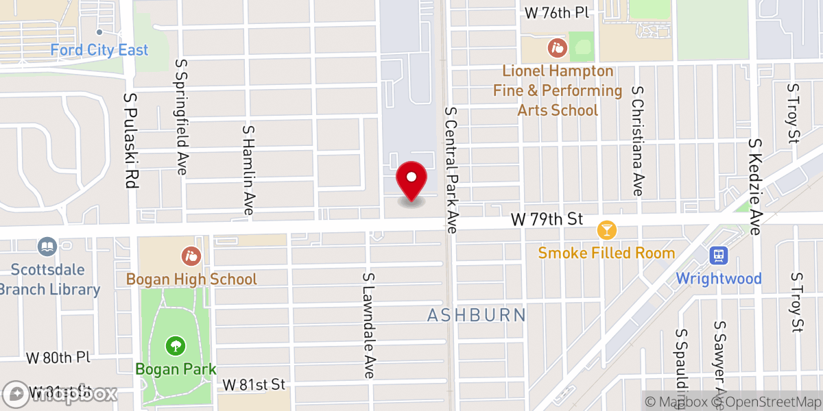 Map showing location of FIRST CHRISTIAN CHURCH