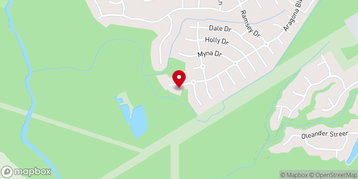 Map showing location of Faith Outreach Church