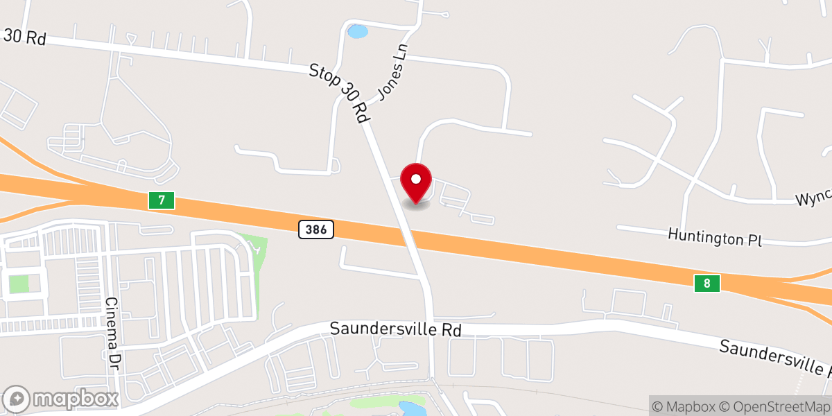Map showing location of Tennessee Ministry Network