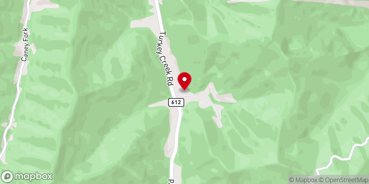 Map showing location of Williamson Area Church of Christ