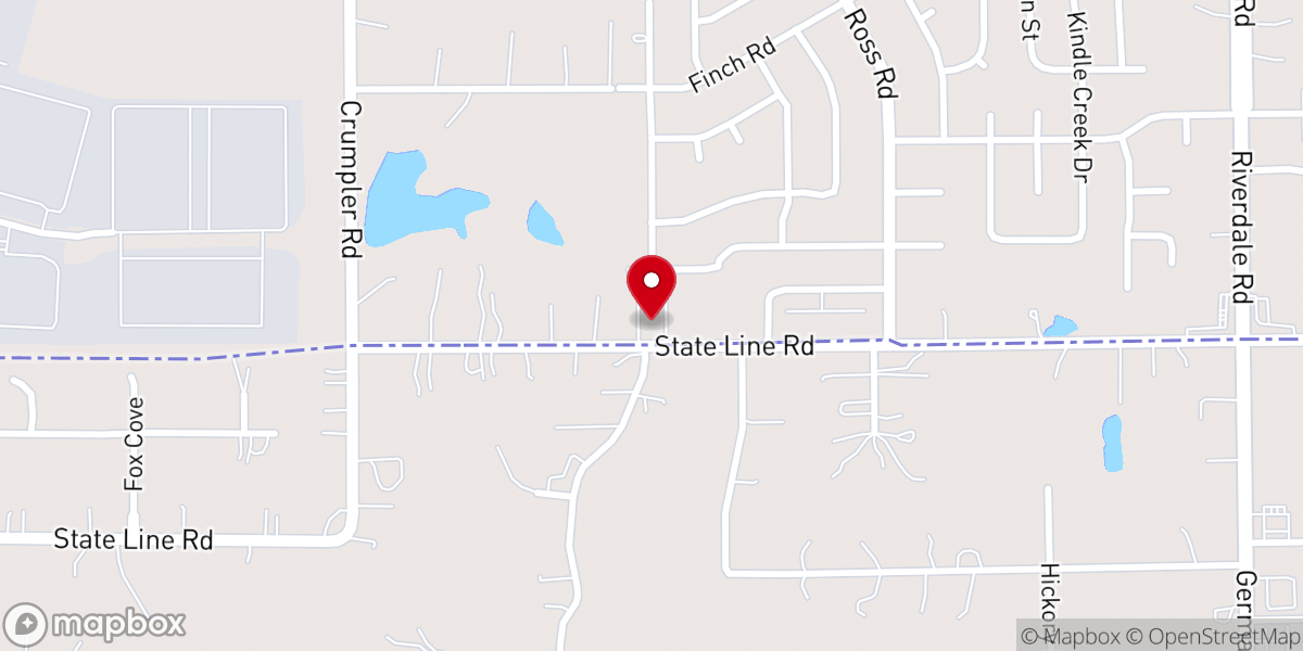 Map showing location of East End Church Of Christ
