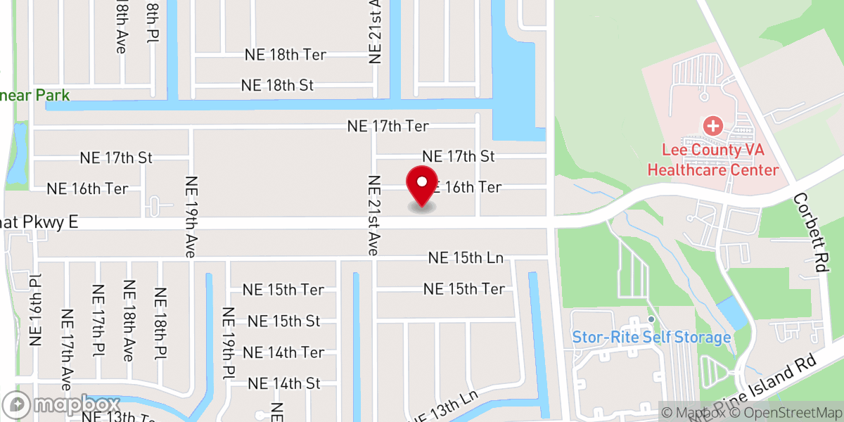 Map showing location of First Apostolic Church