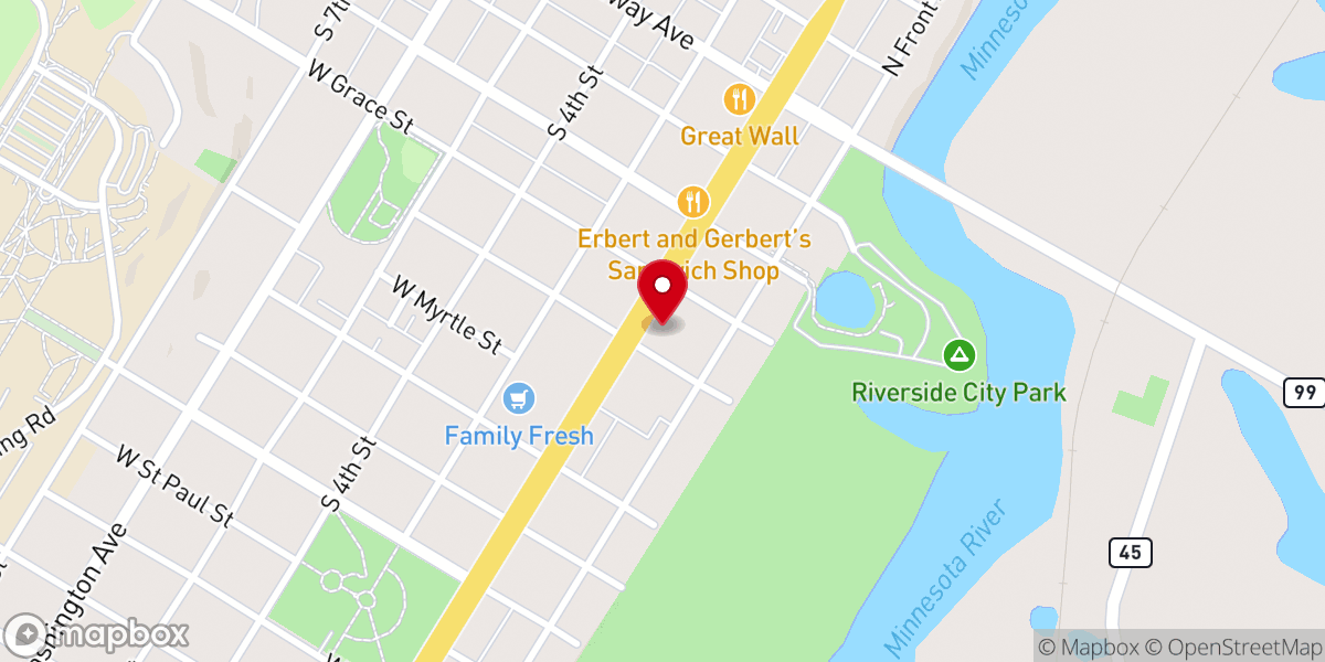Map showing location of The Capitol Room