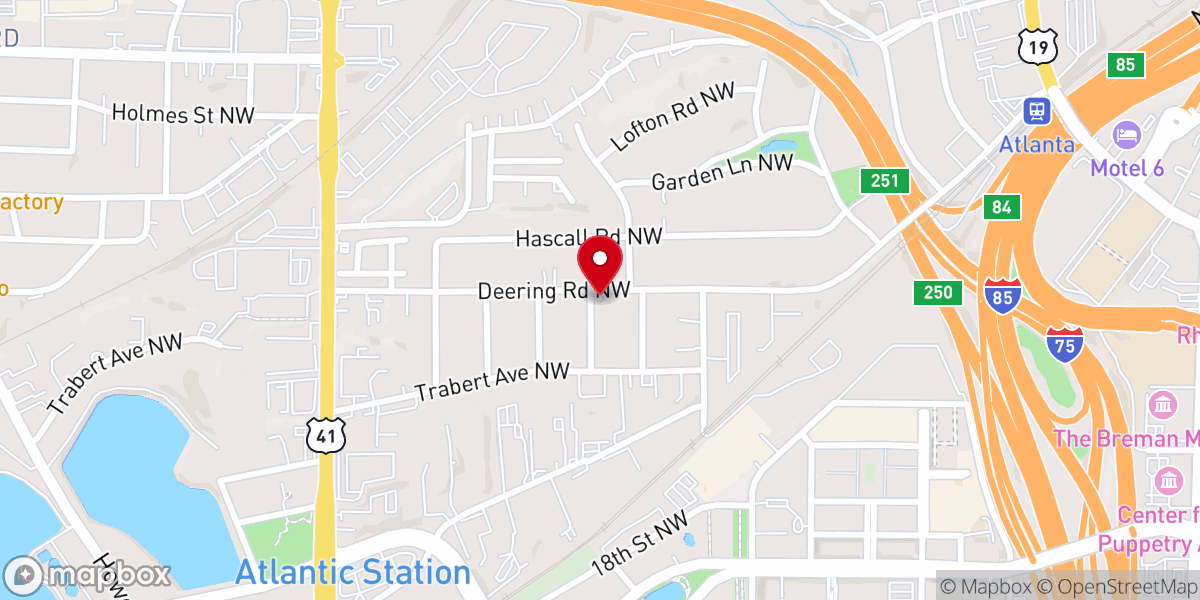 Map showing location of Midtown Church