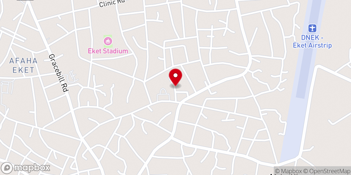 Map showing location of RCCG Triumphant Parish