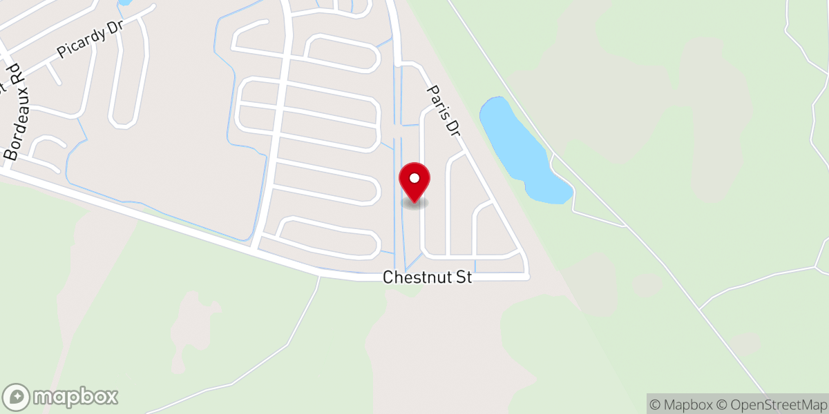 Map showing location of African American Caribbean Lutheran Church in America Inc.