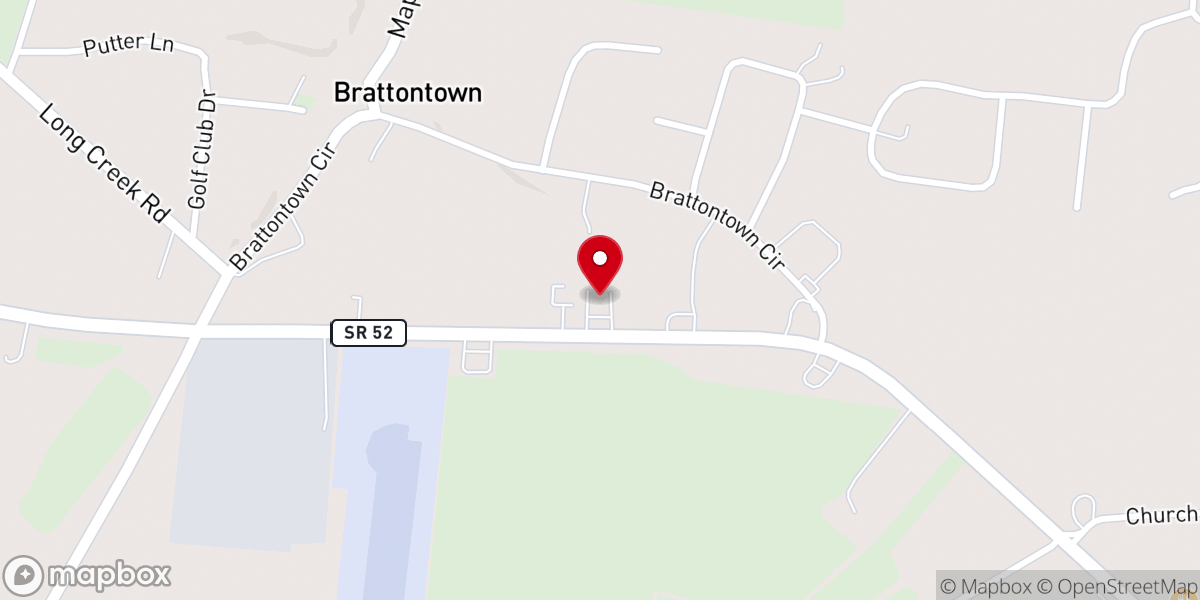 Map showing location of Community Connection Church of God