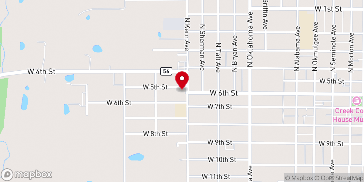 Map showing location of The Refuge - Food Distribution Center