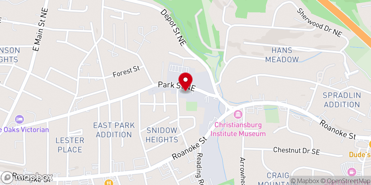Map showing location of Life Song Chapel