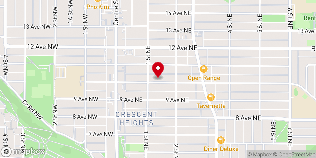 Map showing location of Hosanna Chinese Lutheran Church