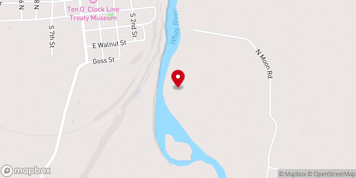 Map showing location of New Salem Church Inc