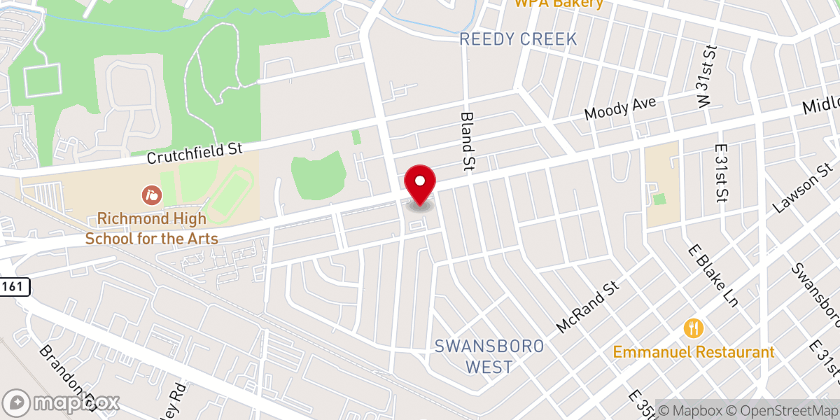 Map showing location of Ephesus Richmond SDA Church