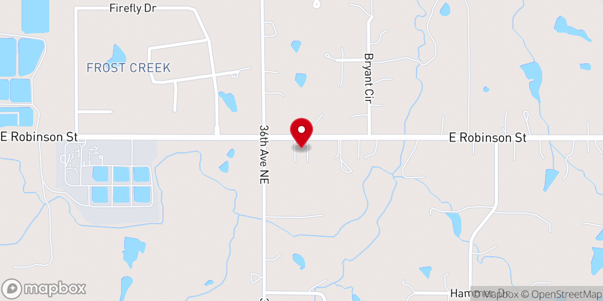 Map showing location of Norman Korean Baptist Church