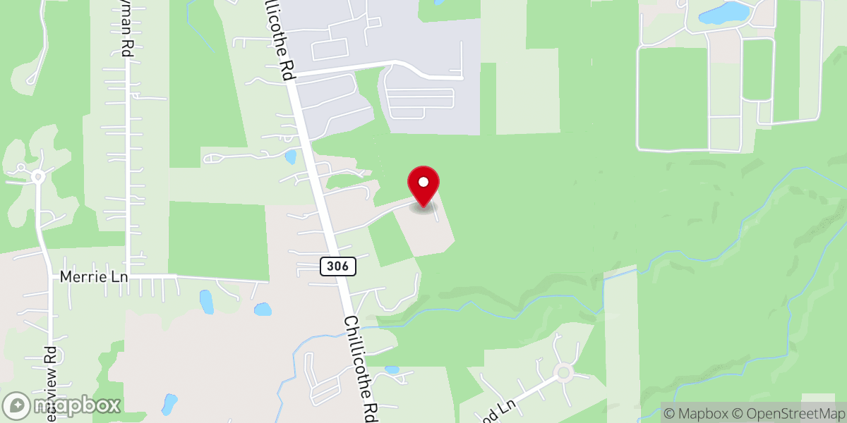 Map showing location of Chester Christian Center A/G Church