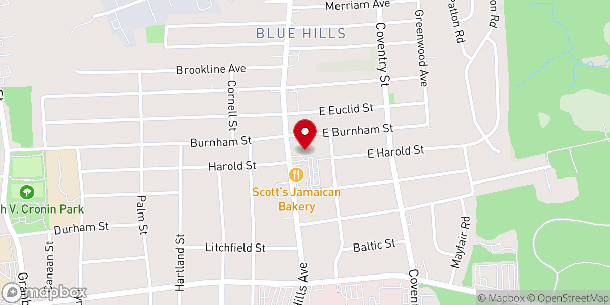 Map showing location of Family Worship Center Church-God