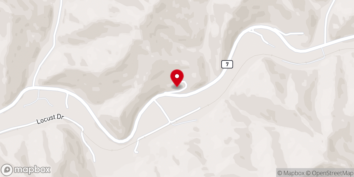 Map showing location of Bible Baptist Church of Colson