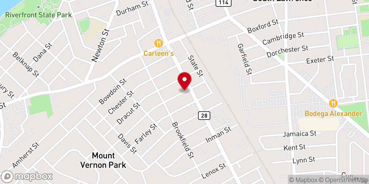 Map showing location of Ministerio Intercesion Uncion Y Fuego