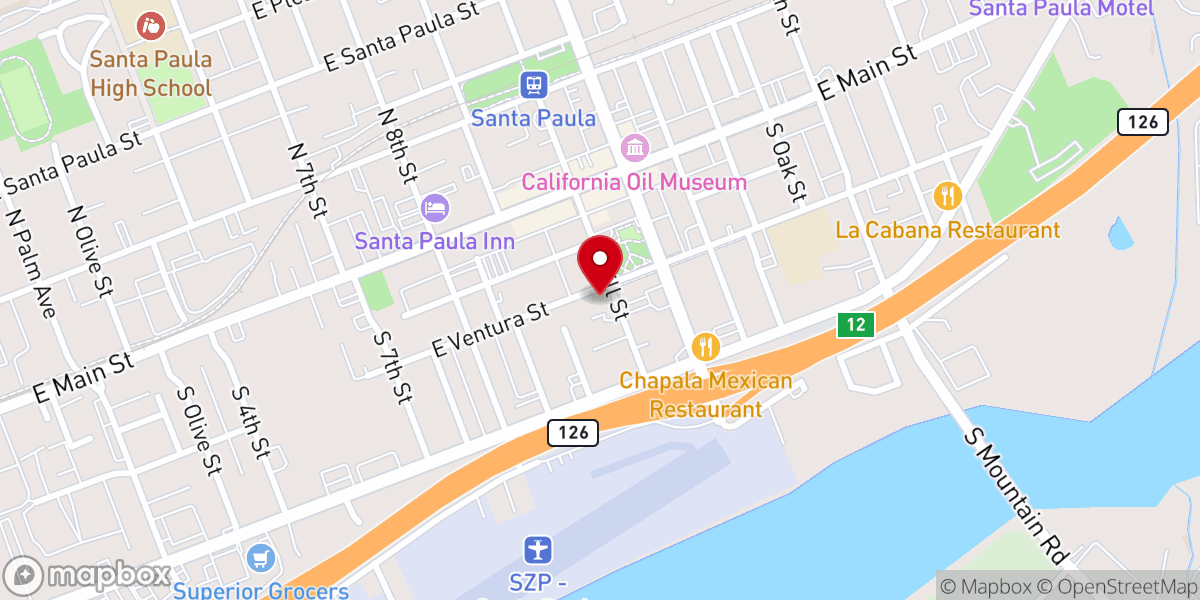 Map showing location of Byzantine Catholic Mission of St. Raphael the Archangel