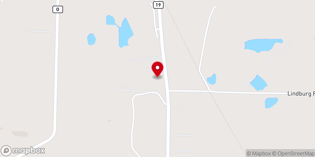 Map showing location of Cuba Church of Christ