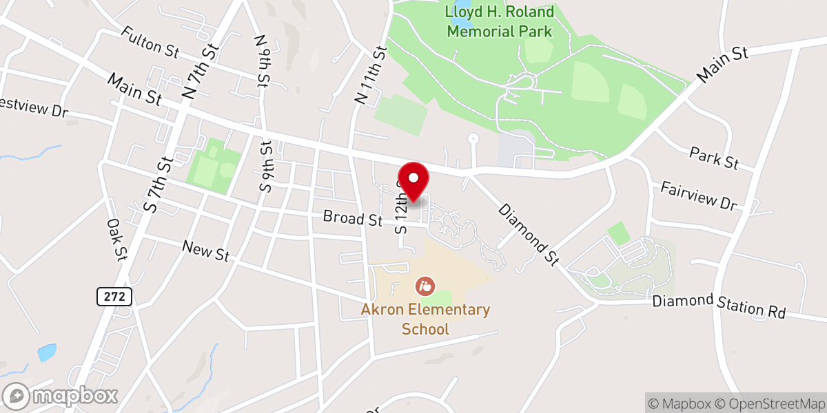 Map showing location of Freedom Path Church