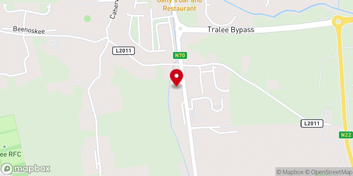Map showing location of NOVAS Knocklee House