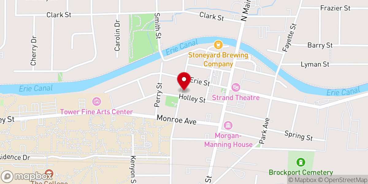 Map showing location of Cornerstone Christian Academy