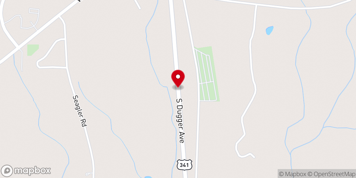 Map showing location of Mount ZION CME CHURCH - Food Distribution Center