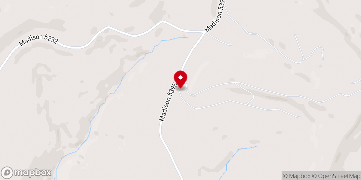 Map showing location of Mountain Grove Church of Christ