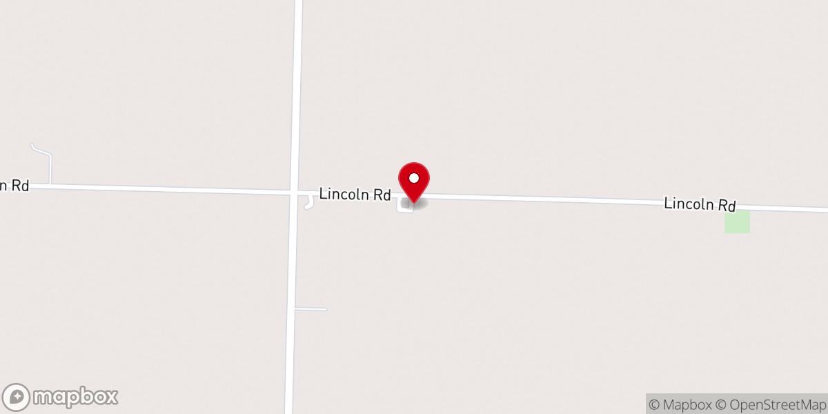 Map showing location of New Hope Church