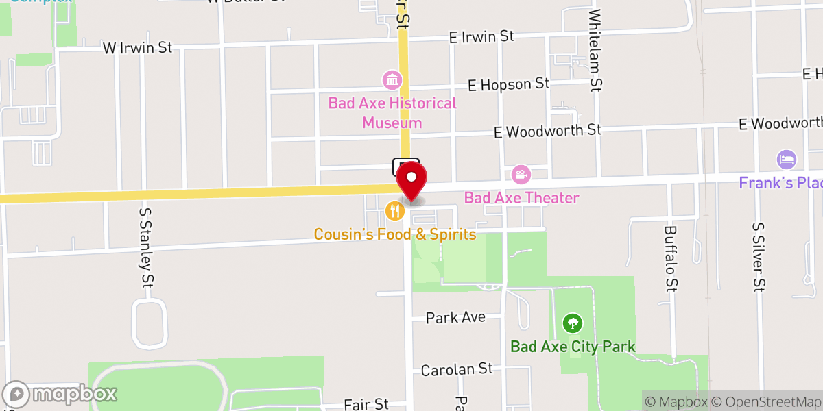 Map showing location of In Better Hands INC
