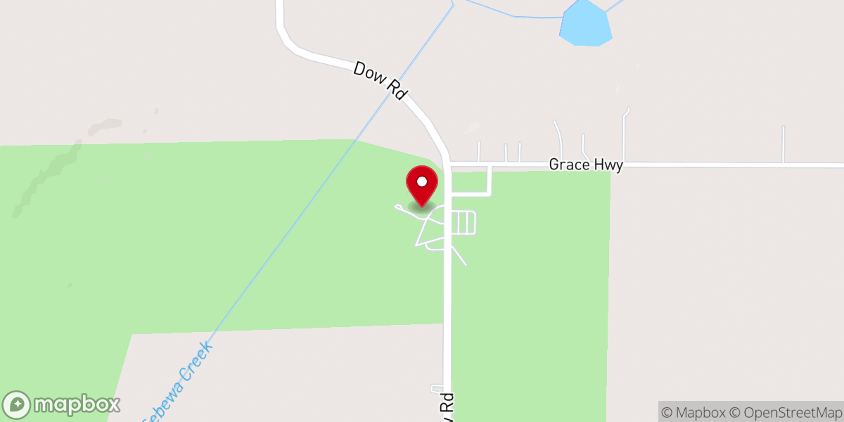 Map showing location of Centennial Acres Golf Course