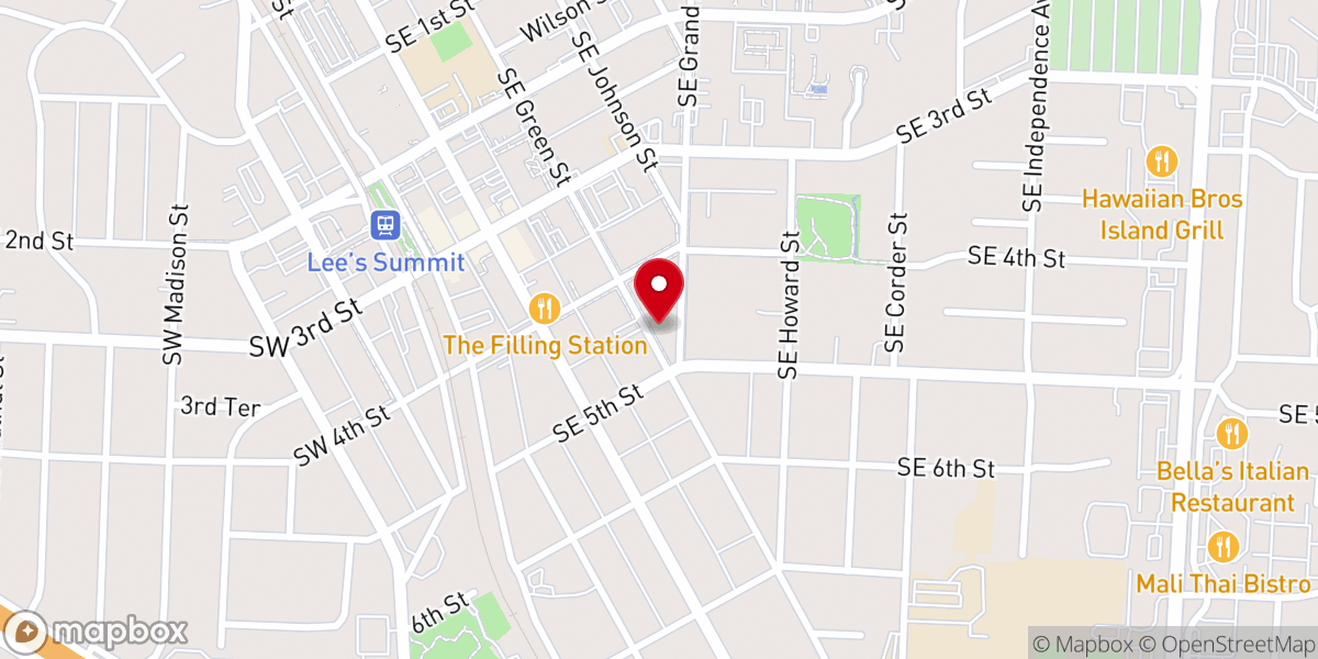 Map showing location of St. Paul's Episcopal Church
