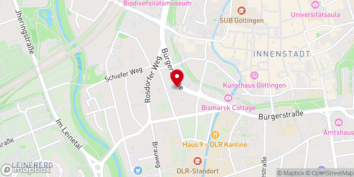 Map showing location of Landeskirchliche Gemeinschaft (LKG) Göttingen