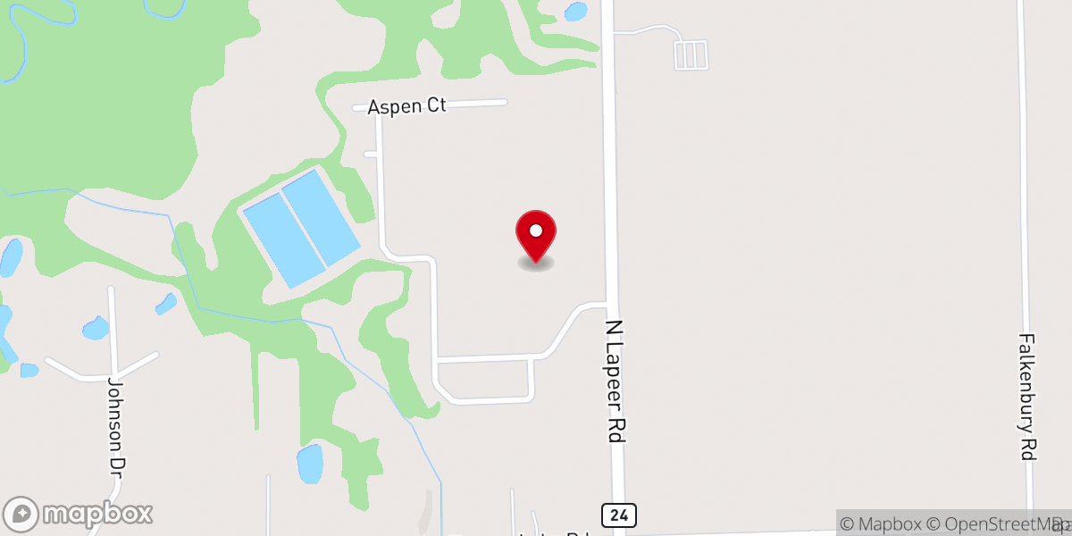 Map showing location of Country Christian Church