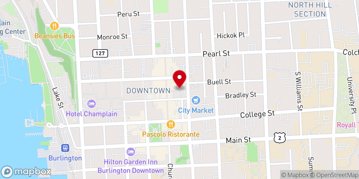 Map showing location of Marketplace Garage