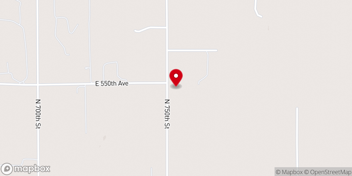 Map showing location of Zion Church