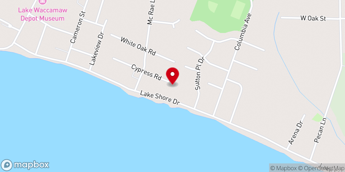Map showing location of Ambassador Camp