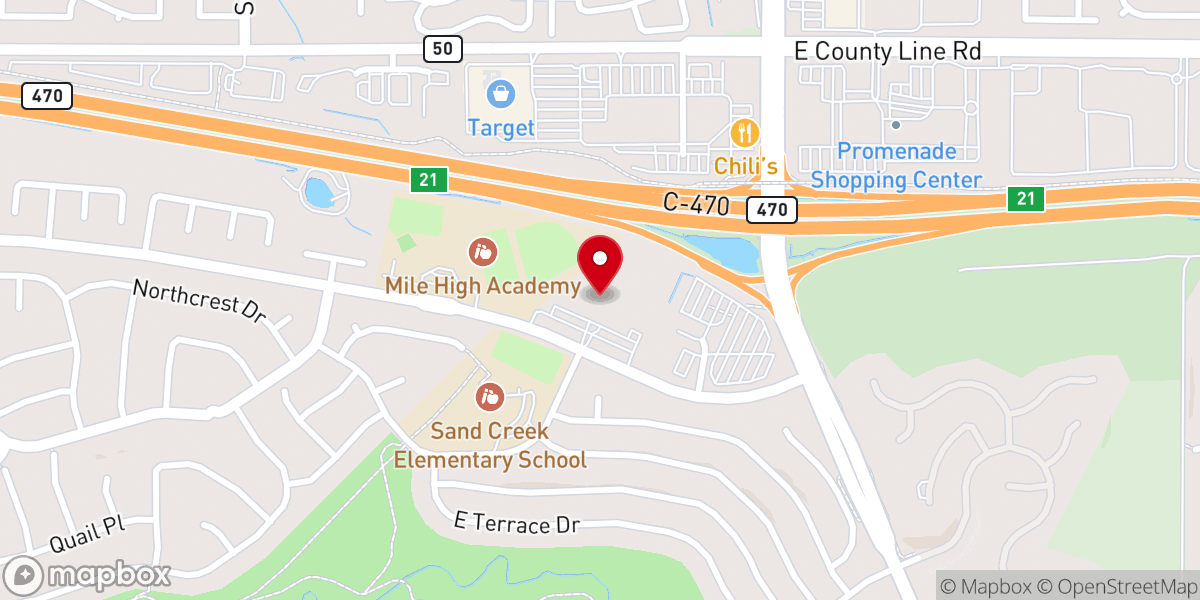 Map showing location of Connections Church