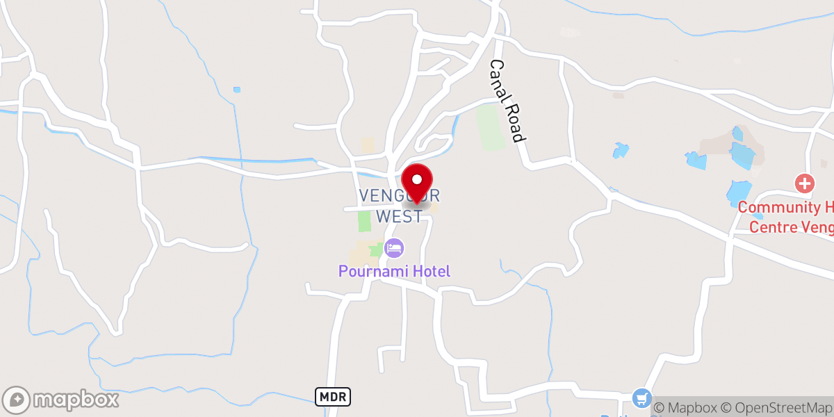 Map showing location of Mar. Kauma Jacobite Syrian Orthodox Church, Vengoor