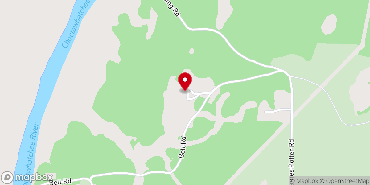 Map showing location of True Holiness Church